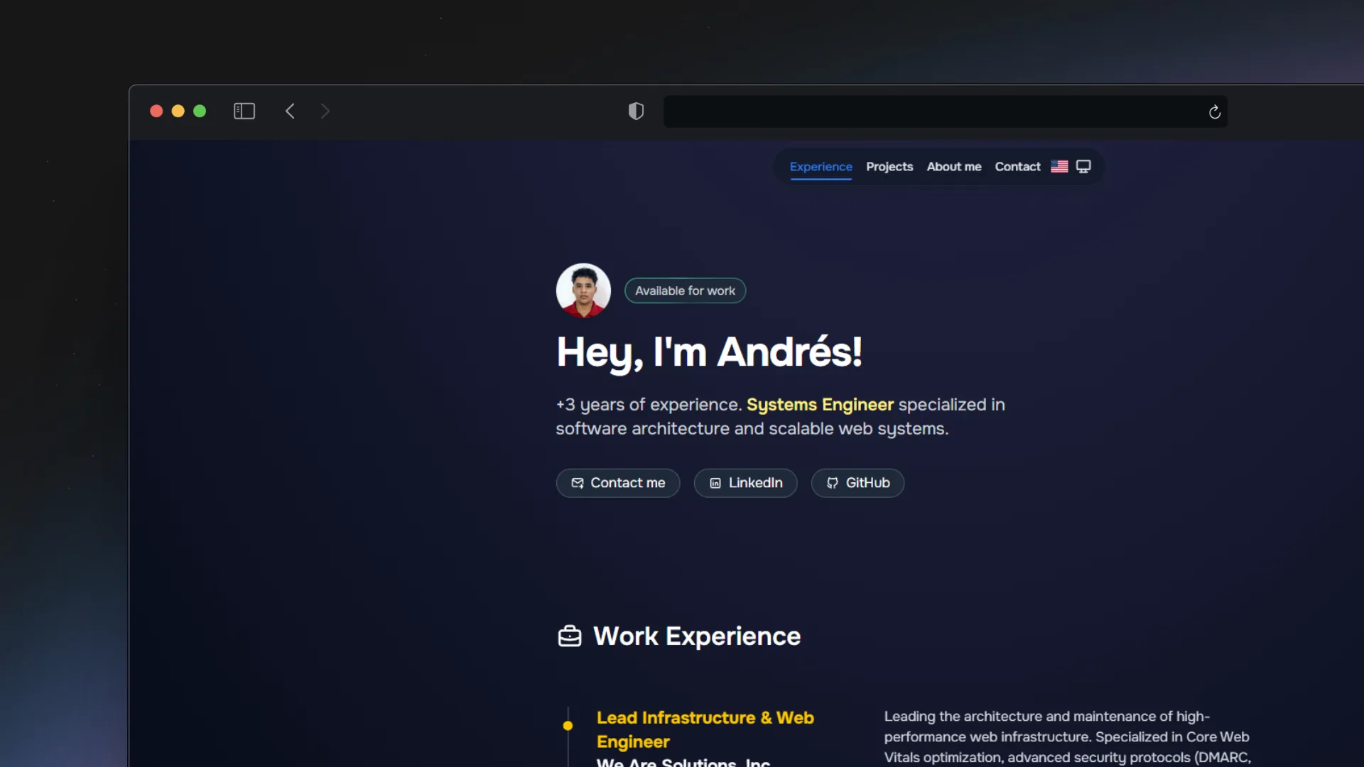 Cuello.dev — Personal portfolio